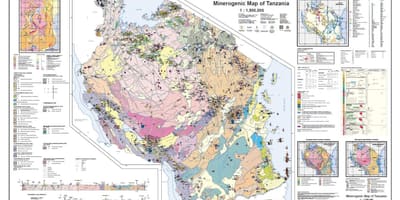 Géologie ak mineral kat jeyografik la nan tanzani